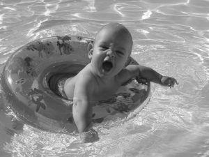 Babyschwimmen in Wismar, Mecklenburg